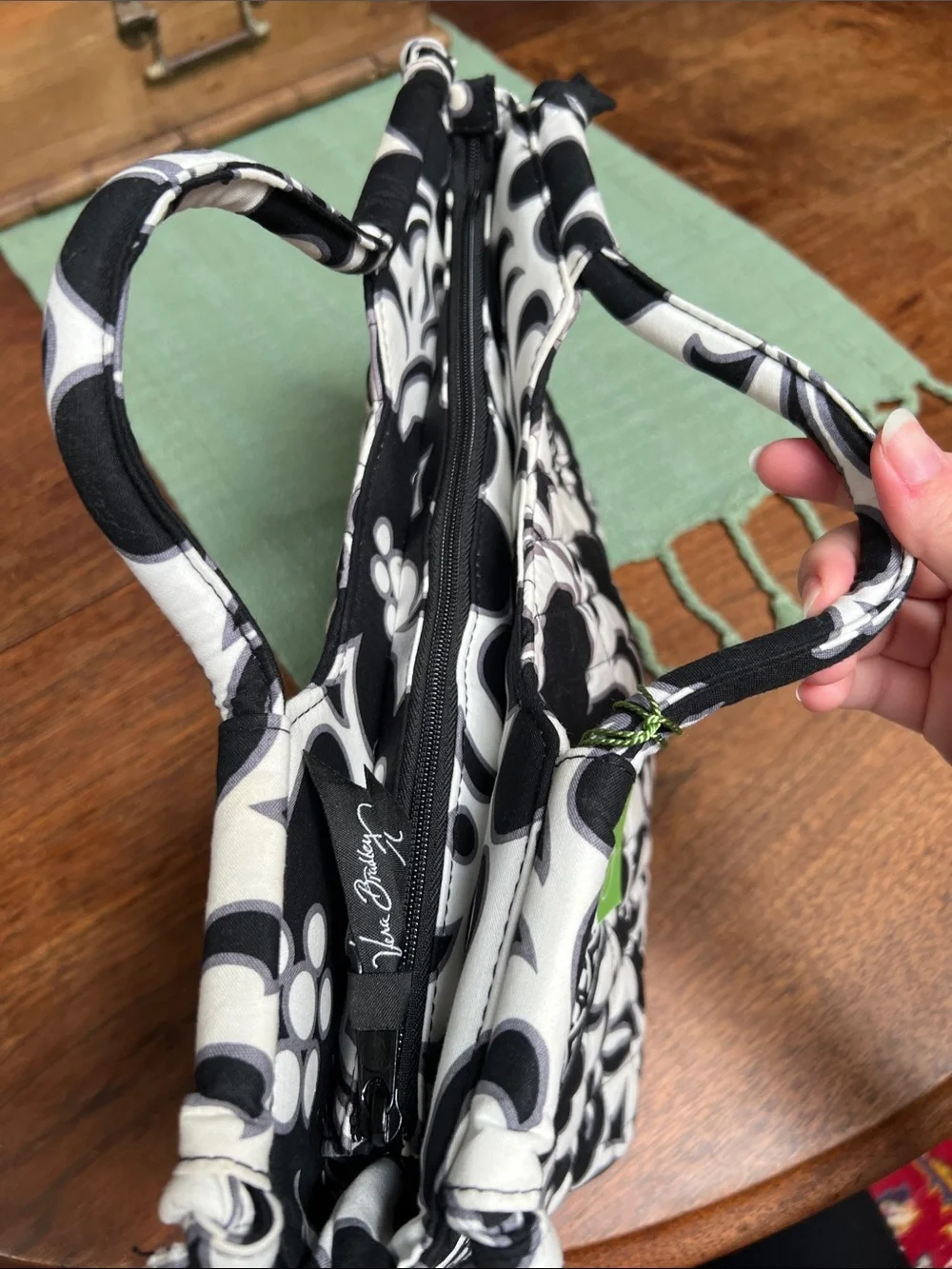 NWT Vera Bradley Gabby Tote in Retired Night and Day Pattern